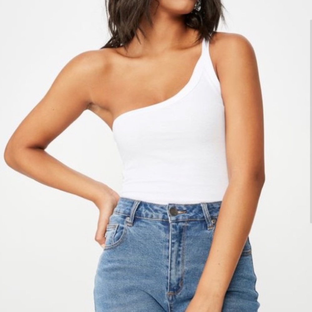 One shoulder top by Cotton On in lavender
